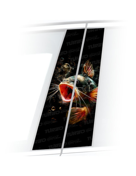 Sticker for car pillar Sum | TurboWrapz.com