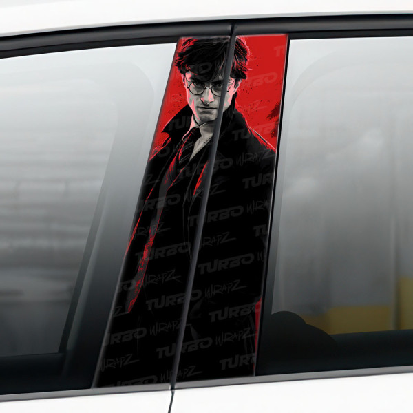Naklejka na słupek samochodowy Harry Potter | TurboWrapz.com