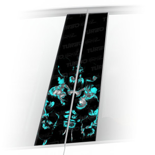 Sticker for car pillar Mickey Boxer | TurboWrapz.com