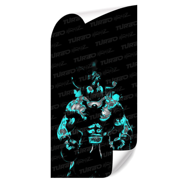 Sticker for car pillar Mickey Boxer | TurboWrapz.com