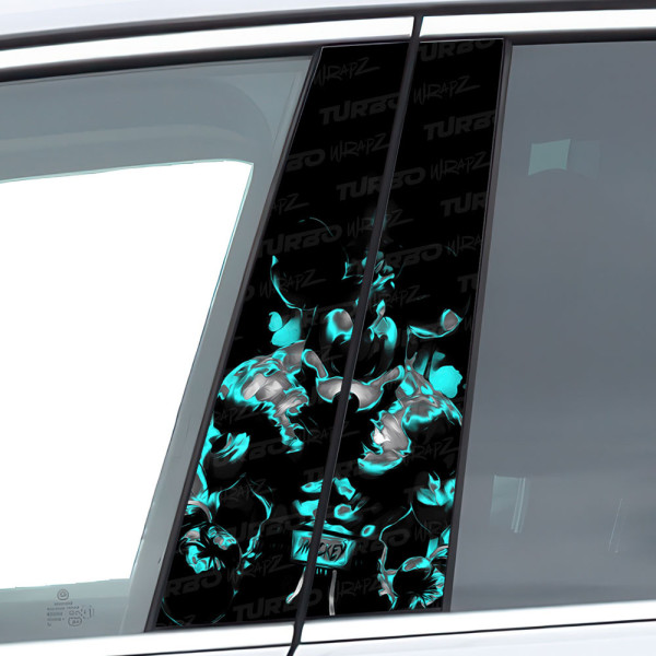 Naklejka na słupek samochodowy Mickey Boxer | TurboWrapz.com