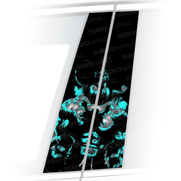 Naklejka na słupek samochodowy Mickey Boxer | TurboWrapz.com