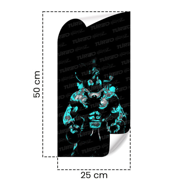 Naklejka na słupek samochodowy Mickey Boxer | TurboWrapz.com