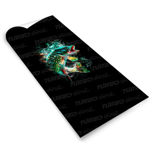 Sticker for car pillar Szczupak | TurboWrapz.com