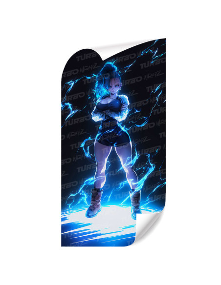 Naklejka na słupek samochodowy Bulma | TurboWrapz.com