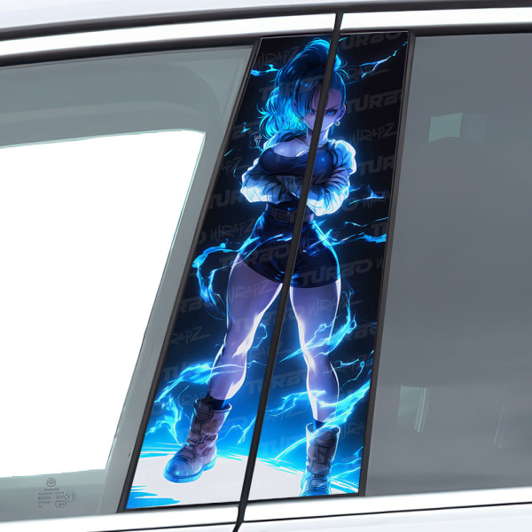 Naklejka na słupek samochodowy Bulma | TurboWrapz.com