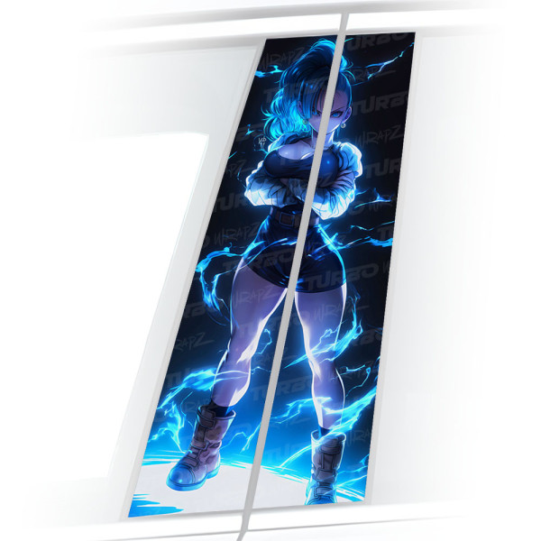 Naklejka na słupek samochodowy Bulma | TurboWrapz.com