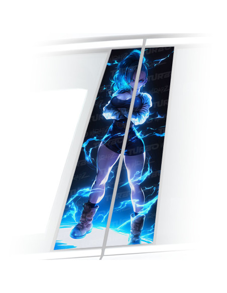 Naklejka na słupek samochodowy Bulma | TurboWrapz.com