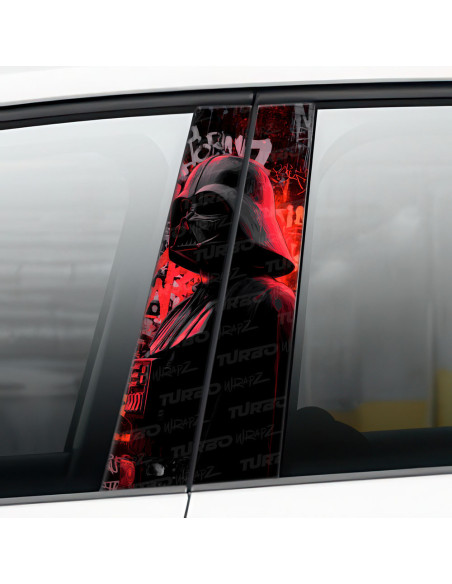 Naklejka na słupek samochodowy Lord Vader Graffiti | TurboWrapz.com