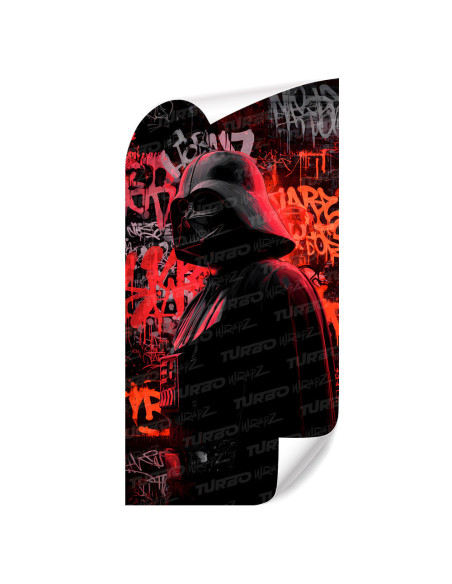 Naklejka na słupek samochodowy Lord Vader Graffiti | TurboWrapz.com