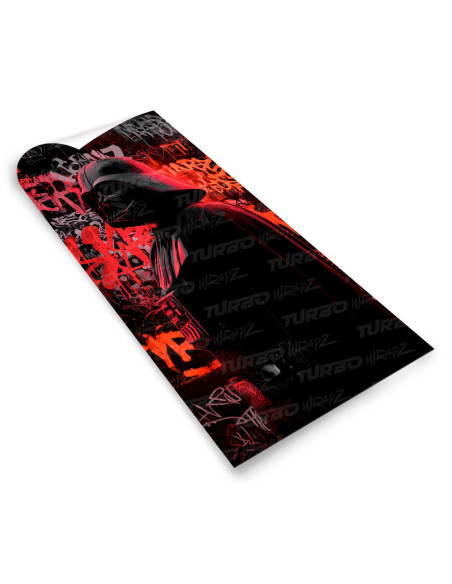 Sticker for car pillar Lord Vader Graffiti | TurboWrapz.com