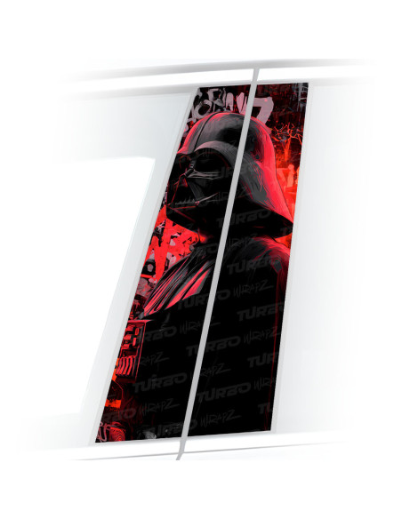 Sticker for car pillar Lord Vader Graffiti | TurboWrapz.com