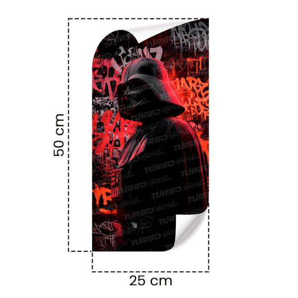 Sticker for car pillar Lord Vader Graffiti | TurboWrapz.com