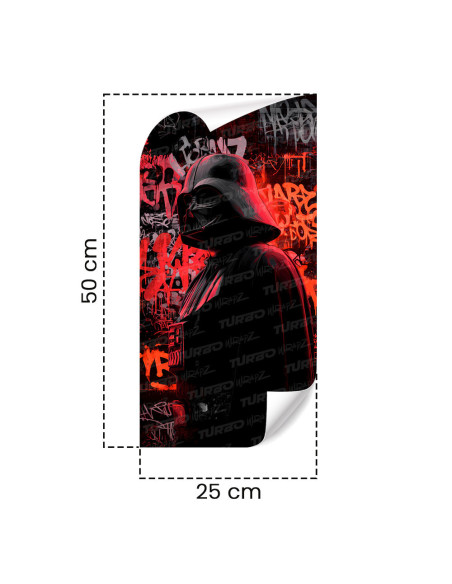 Sticker for car pillar Lord Vader Graffiti | TurboWrapz.com
