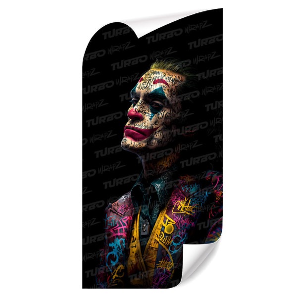 Sticker for car pillar Joker Graffiti | TurboWrapz.com