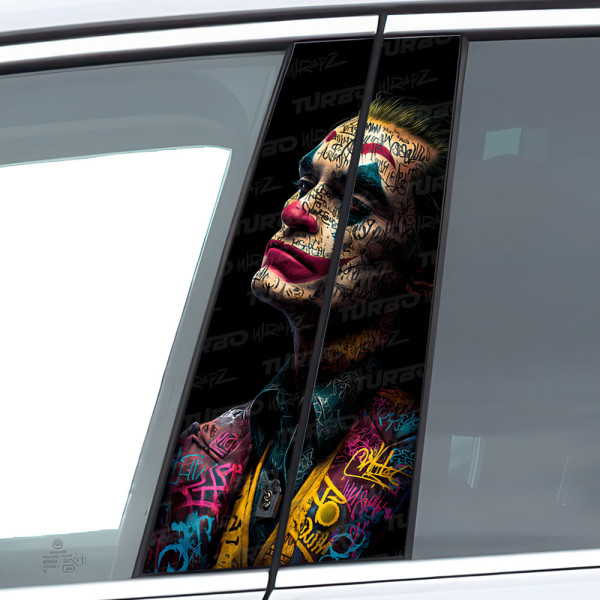 Naklejka na słupek samochodowy Joker Graffiti | TurboWrapz.com