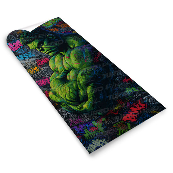Naklejka na słupek samochodowy Hulk Graffiti | TurboWrapz.com
