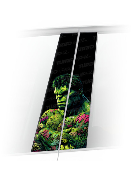Naklejka na słupek samochodowy Hulk Graffiti | TurboWrapz.com
