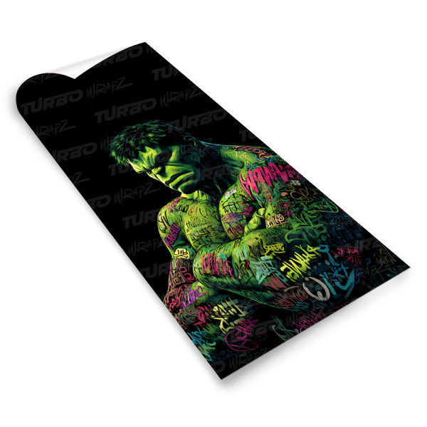Naklejka na słupek samochodowy Hulk Graffiti | TurboWrapz.com