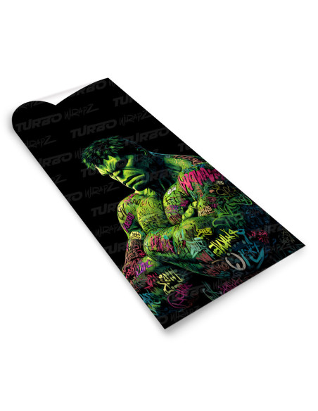 Sticker for car pillar Hulk Graffiti | TurboWrapz.com