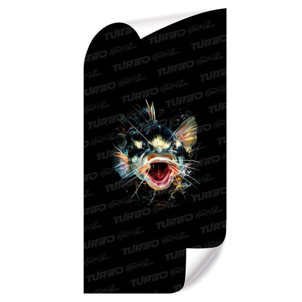 Sticker for car pillar Sum 2 | TurboWrapz.com