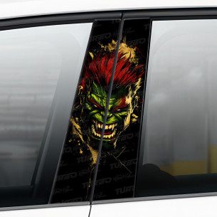 Naklejka na słupek samochodowy Hulk Ork | TurboWrapz.com 2