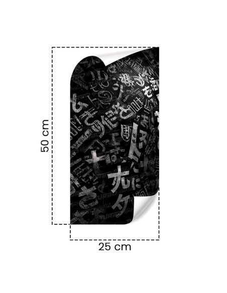 Naklejka na słupek samochodowy Japońskie Znaczki | TurboWrapz.com