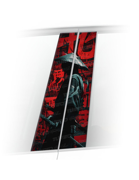 Sticker for car pillar Samuraj Japońskie Znaczki | TurboWrapz.com