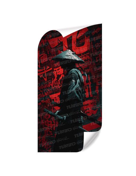 Sticker for car pillar Samuraj Japońskie Znaczki | TurboWrapz.com