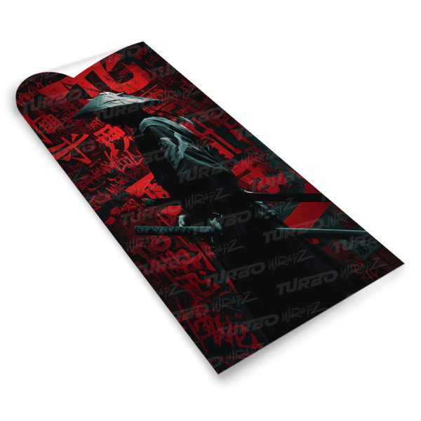 Sticker for car pillar Samuraj Japońskie Znaczki | TurboWrapz.com