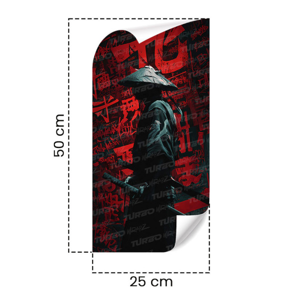 Sticker for car pillar Samuraj Japońskie Znaczki | TurboWrapz.com