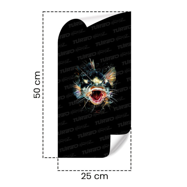 Sticker for car pillar Sum 2 | TurboWrapz.com