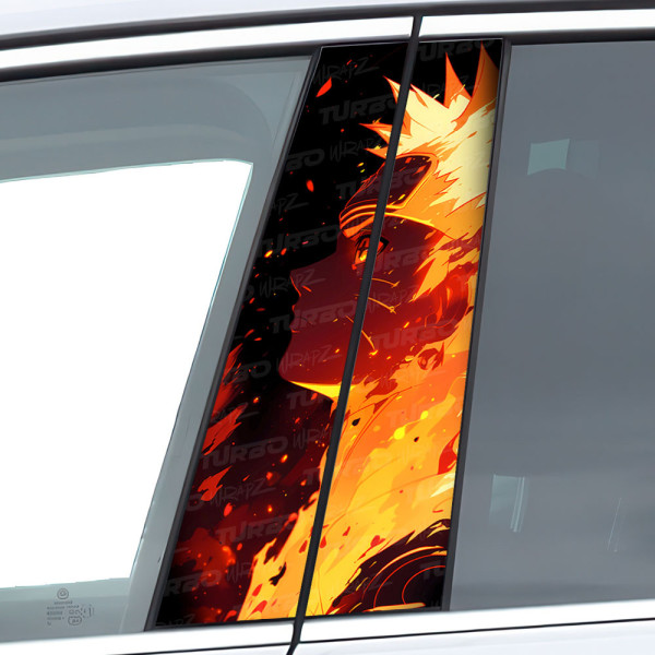 Sticker for car pillar Naruto | TurboWrapz.com