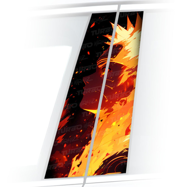 Naklejka na słupek samochodowy Naruto | TurboWrapz.com