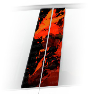 Naklejka na słupek samochodowy Naruto | TurboWrapz.com