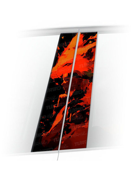 Naklejka na słupek samochodowy Naruto | TurboWrapz.com