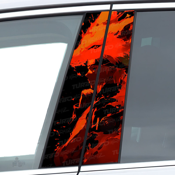 Naklejka na słupek samochodowy Naruto | TurboWrapz.com