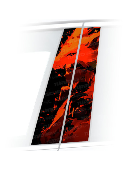 Naklejka na słupek samochodowy Naruto | TurboWrapz.com