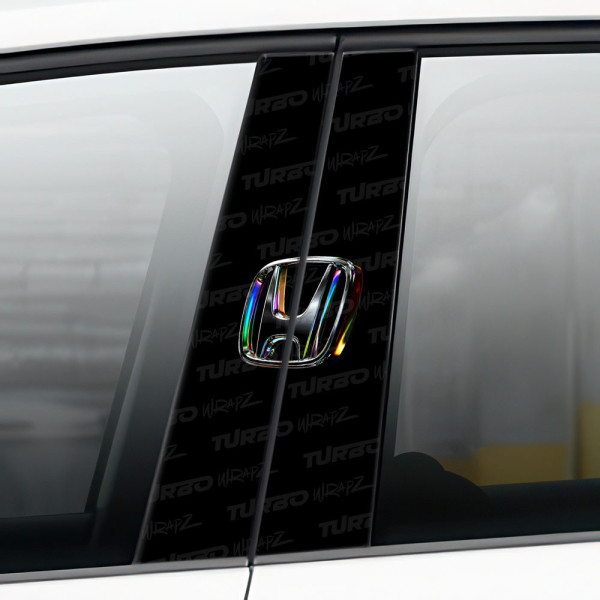 Sticker for car pillar Honda Chrom | TurboWrapz.com