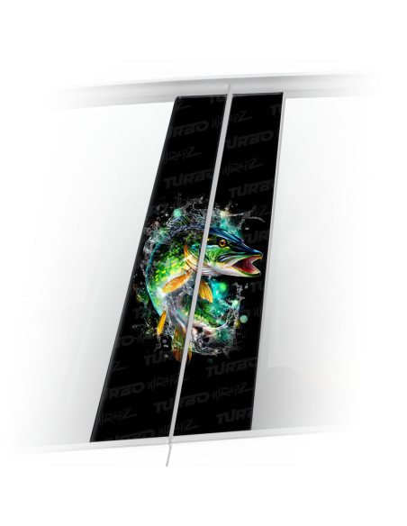Sticker for car pillar Szczupak 2 | TurboWrapz.com
