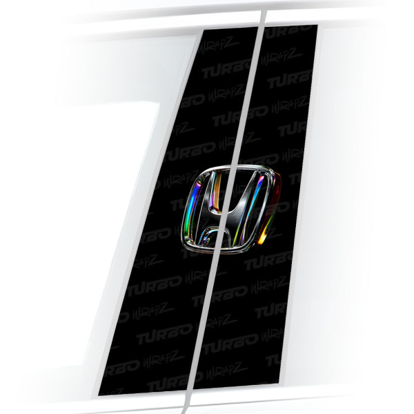 Sticker for car pillar Honda Chrom | TurboWrapz.com
