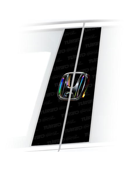 Sticker for car pillar Honda Chrom | TurboWrapz.com