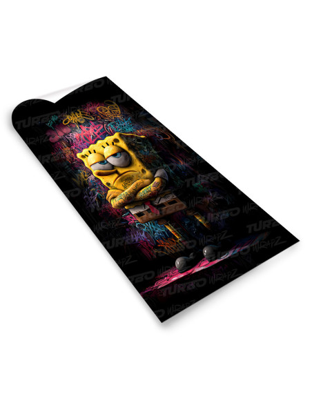 Naklejka na słupek samochodowy Spongebob Graffiti | TurboWrapz.com