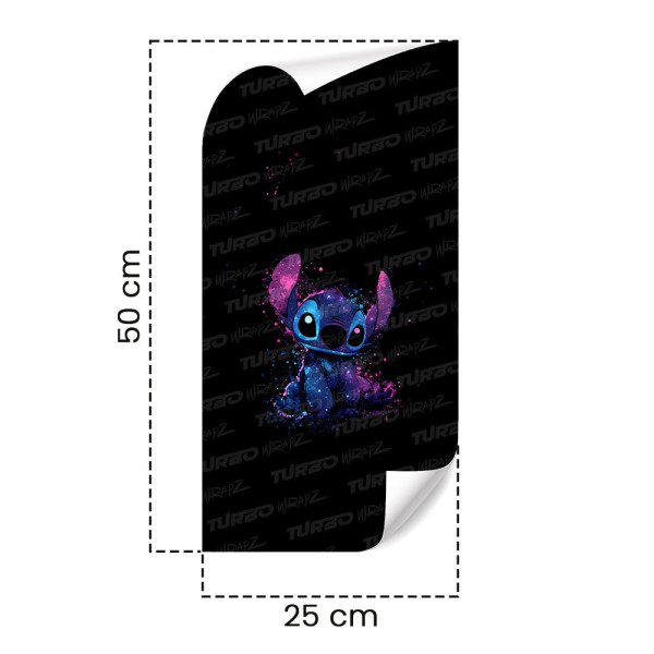 Naklejka na słupek samochodowy Stitch Glittery | TurboWrapz.com