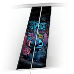 Naklejka na słupek samochodowy Stitch Graffiti | TurboWrapz.com