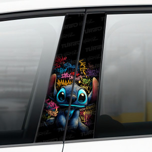 Naklejka na słupek samochodowy Stitch Graffiti | TurboWrapz.com 2