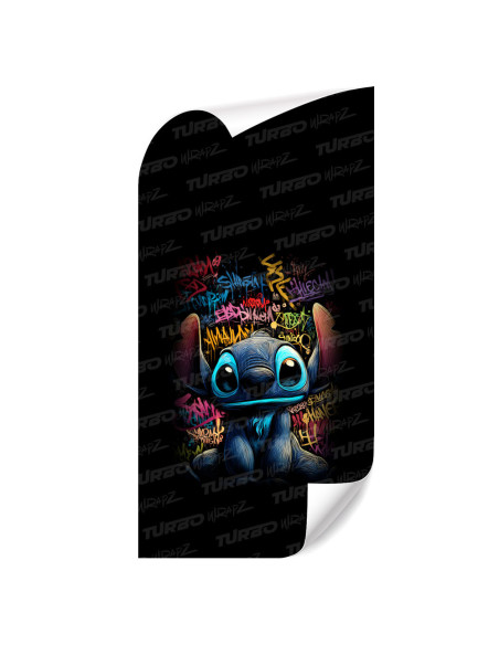 Sticker for car pillar Stitch Graffiti | TurboWrapz.com