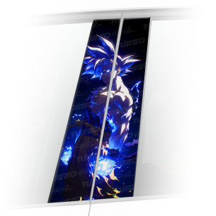 Sticker for car pillar Goku UI | TurboWrapz.com
