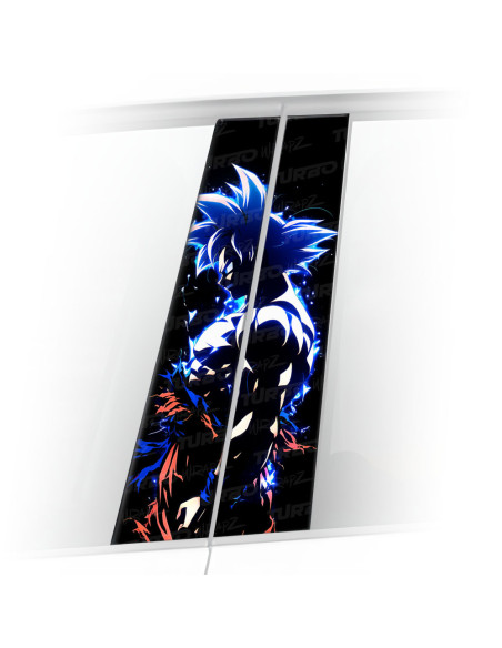 Naklejka na słupek samochodowy Goku UI | TurboWrapz.com