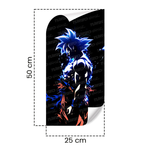 Naklejka na słupek samochodowy Goku UI | TurboWrapz.com